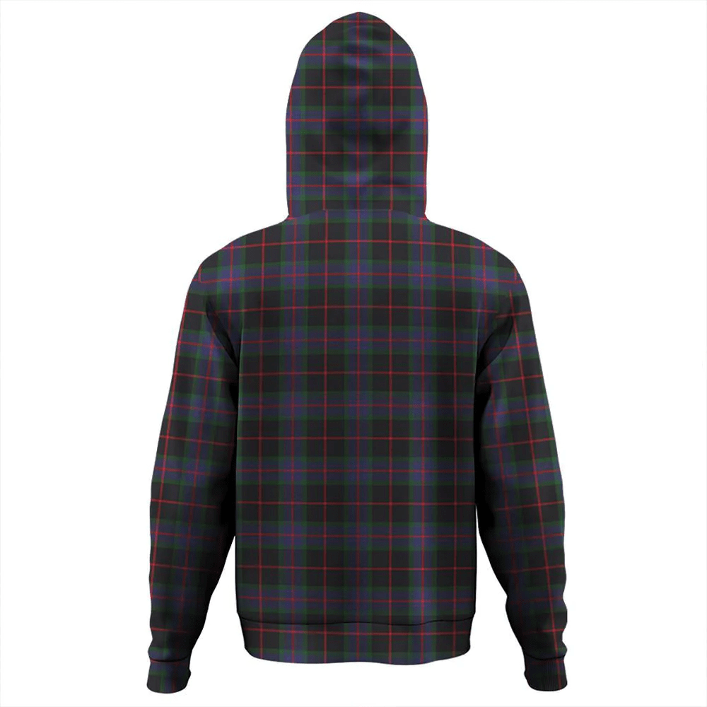 Clan Nairn Tartan Hoodie Crest MCPYE2S7-1 Nairn Tartan Hoodies   