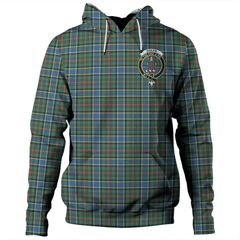 Clan Ogilvie Hunting Modern Tartan Hoodie Crest BAKAHMDT-1 Ogilvie Hunting Modern Tartan Hoodies   