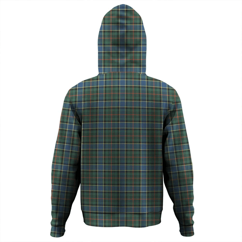 Clan Ogilvie Hunting Modern Tartan Hoodie Crest BAKAHMDT-1 Ogilvie Hunting Modern Tartan Hoodies   