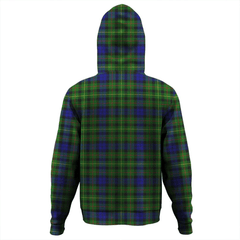 Clan Rollo Modern Tartan Hoodie Crest S1GHZOOD-1 Rollo Modern Tartan Hoodies   