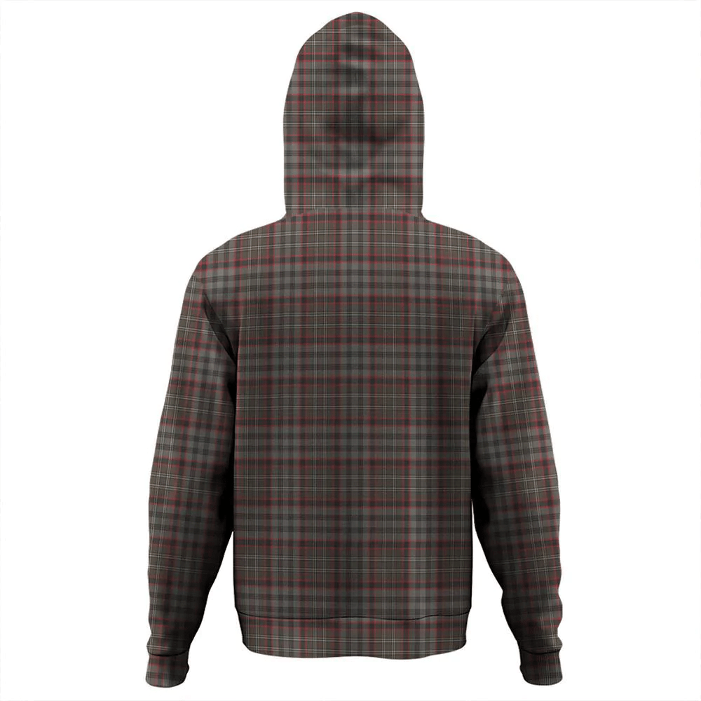 Clan Nicolson Hunting Weathered Tartan Hoodie Crest FBEXRK1J-1 Nicolson Hunting Weathered Tartan Hoodies   