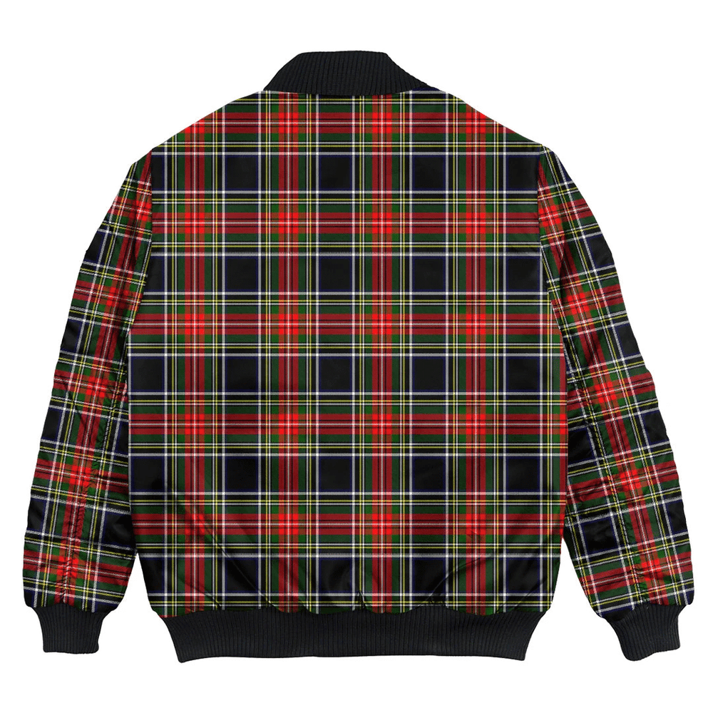 Clan Stewart Black Tartan Clan Bomber Jacket AE35 Stewart Black Tartan Tartan Bomber Jacket   