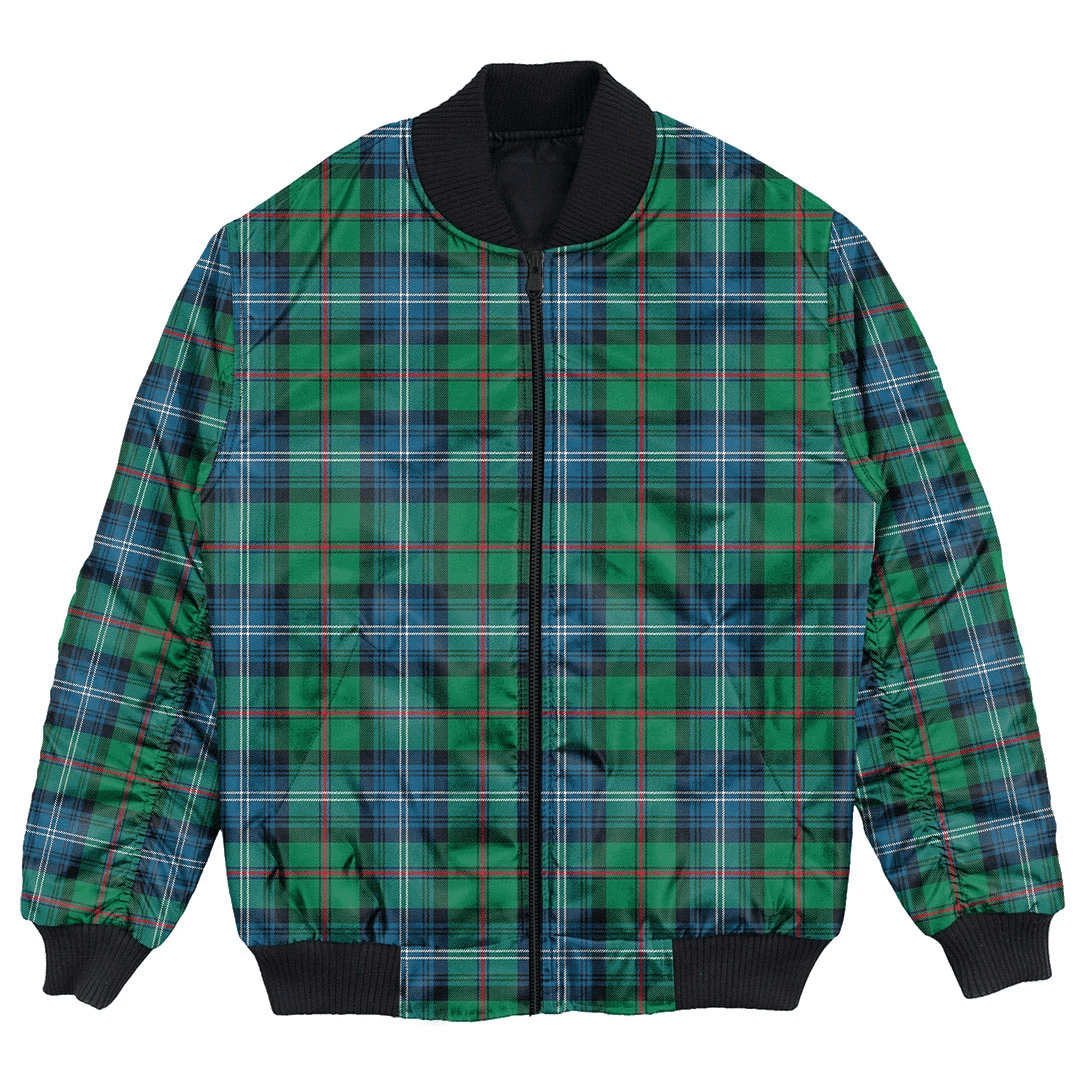 Clan Urquhart Ancient Tartan Clan Bomber Jacket CT79 Urquhart Ancient Tartan Tartan Bomber Jacket   