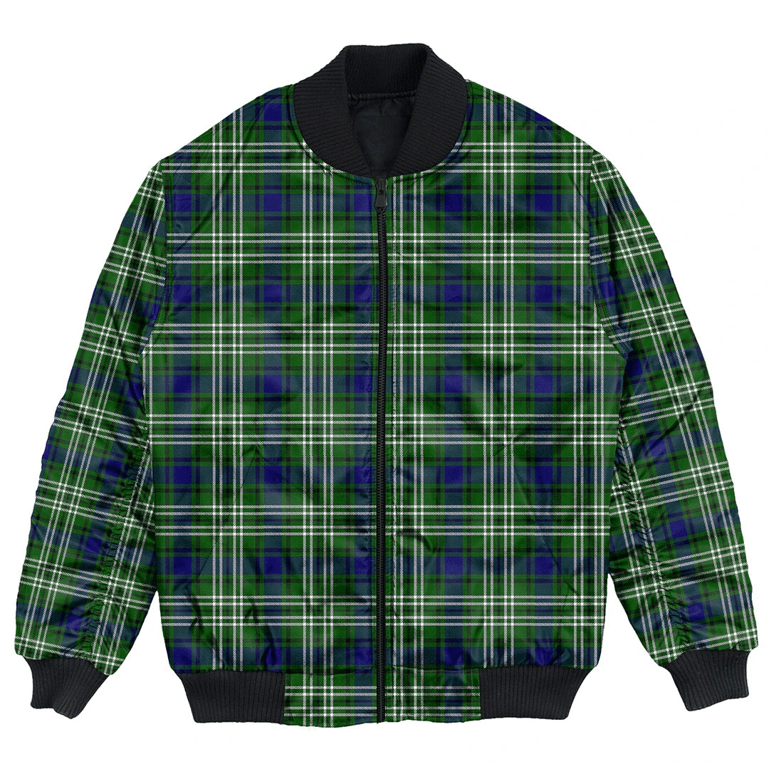Clan Tweedside District Tartan Bomber Jacket AM94 Tweedside District Tartan Tartan Bomber Jacket   