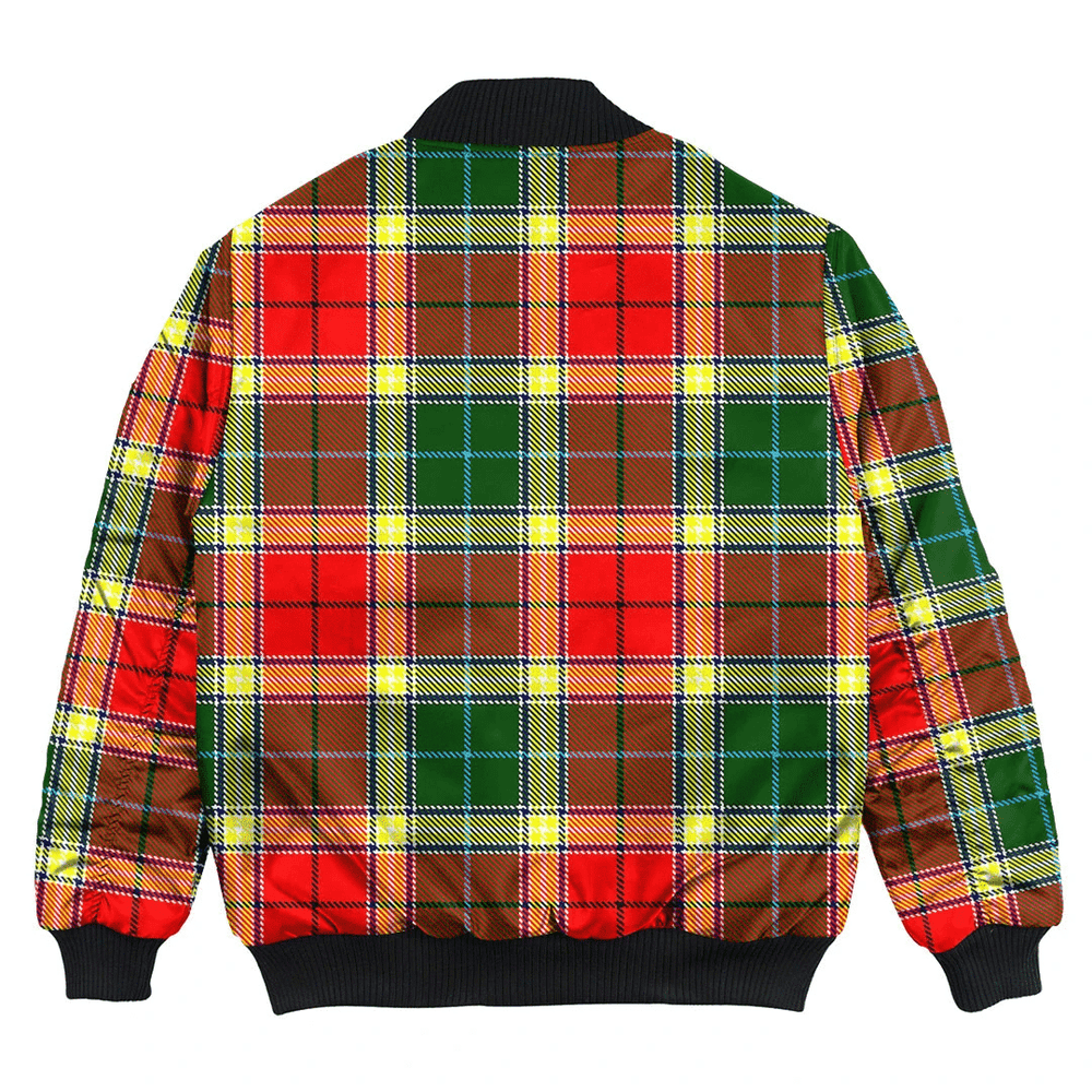 Clan Gibbs Tartan Bomber Jacket WM21 Gibbs Tartan Tartan Bomber Jacket   