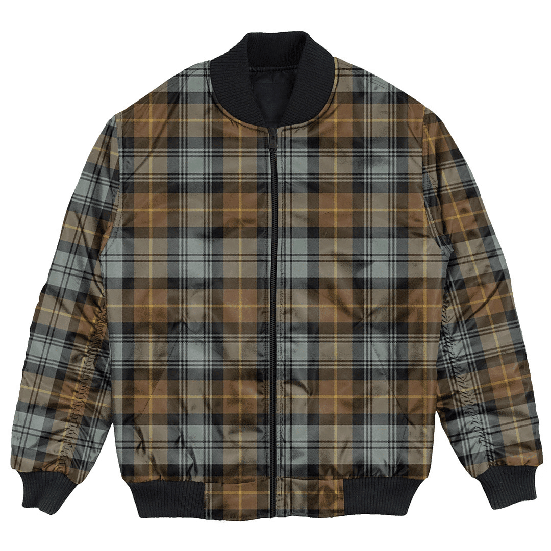 Clan Gordon Weathered Tartan Bomber Jacket CU52 Gordon Weathered Tartan Tartan Bomber Jacket   