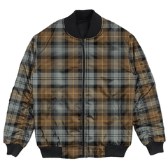 Clan Gordon Weathered Tartan Bomber Jacket CU52 Gordon Weathered Tartan Tartan Bomber Jacket   