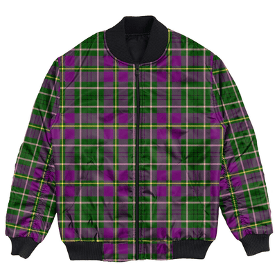 Clan Taylor Weathered Tartan Bomber Jacket