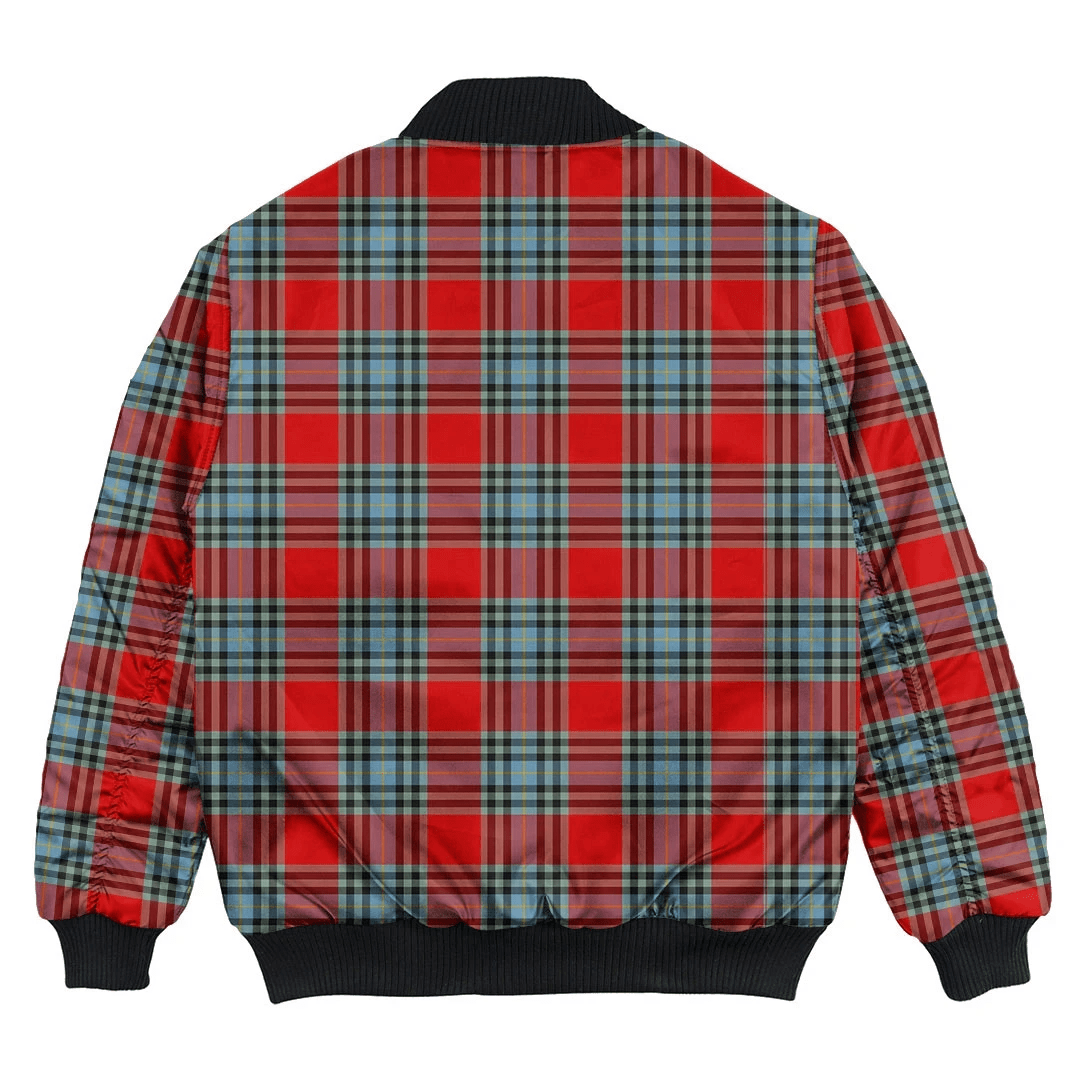 Clan MacLeay Tartan Bomber Jacket XJ88 MacLeay Tartan Tartan Bomber Jacket   