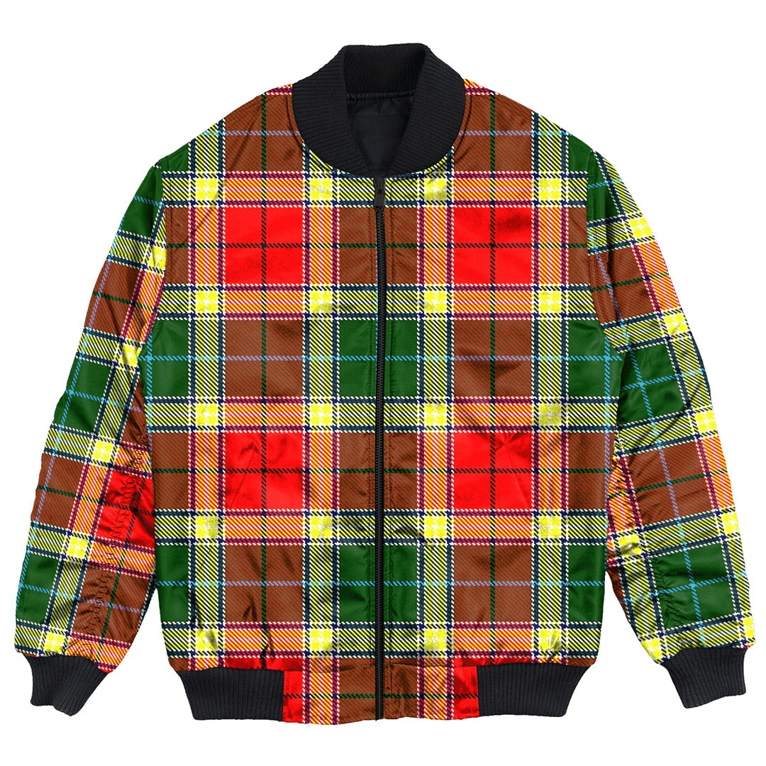 Clan Gibbs Tartan Bomber Jacket WM21 Gibbs Tartan Tartan Bomber Jacket   