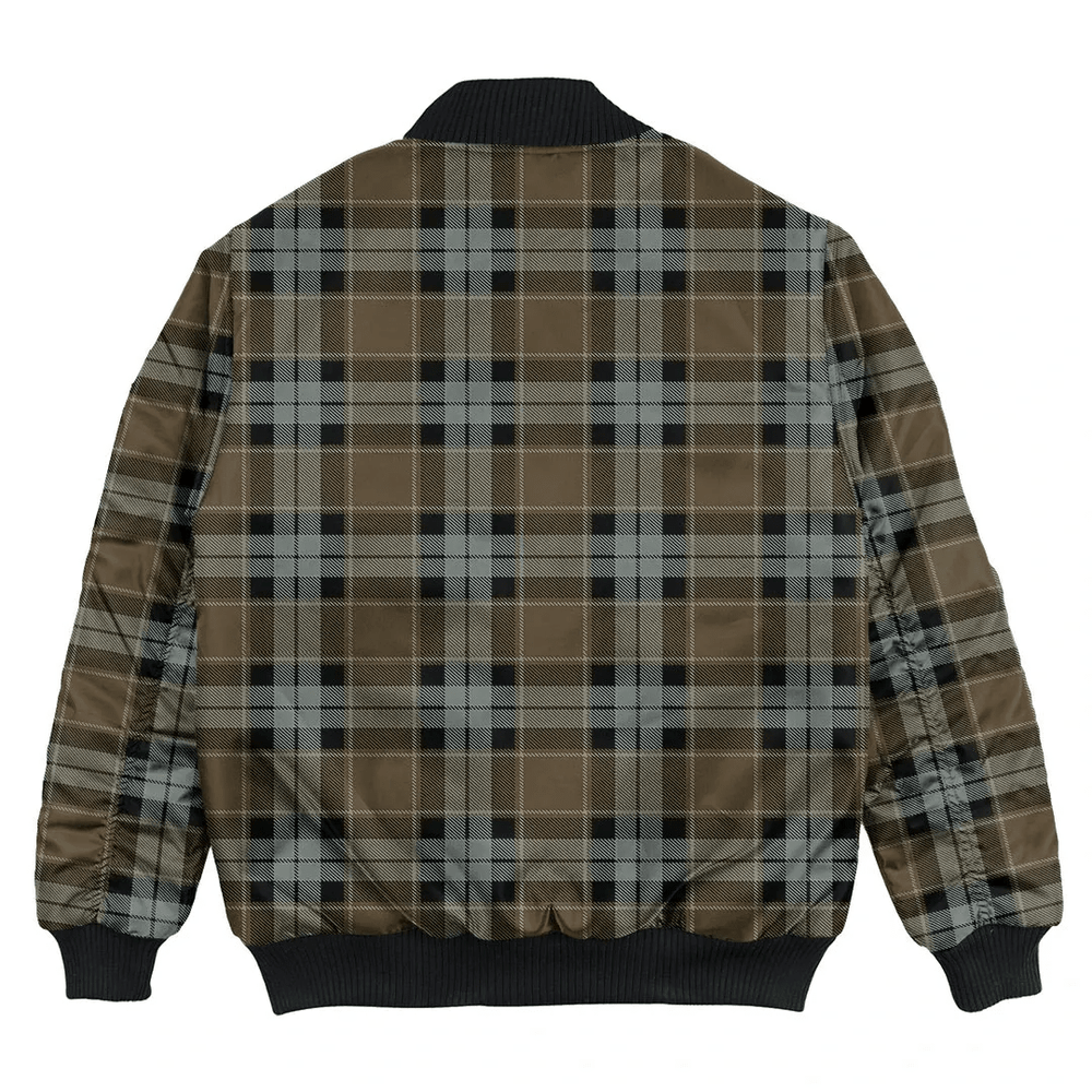 Clan Graham of Menteith Weathered Tartan Bomber Jacket GN67 Graham of Menteith Weathered Tartan Tartan Bomber Jacket   