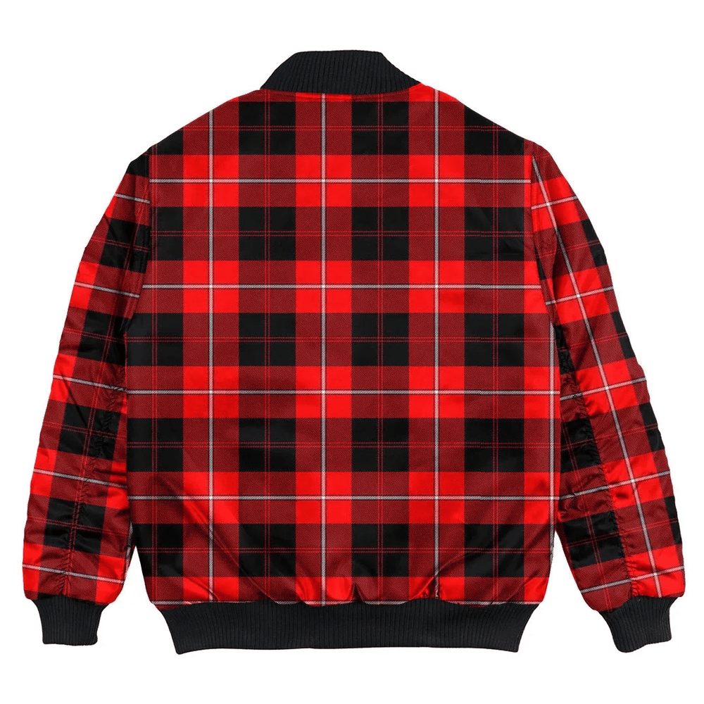 Clan Cunningham Modern Tartan Bomber Jacket UD27 Cunningham Modern Tartan Tartan Bomber Jacket   