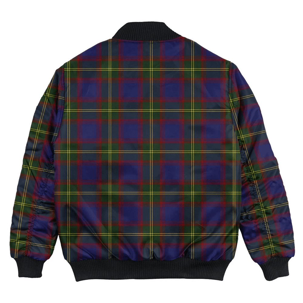 Clan Durie Tartan Bomber Jacket CQ24 Durie Tartan Tartan Bomber Jacket   