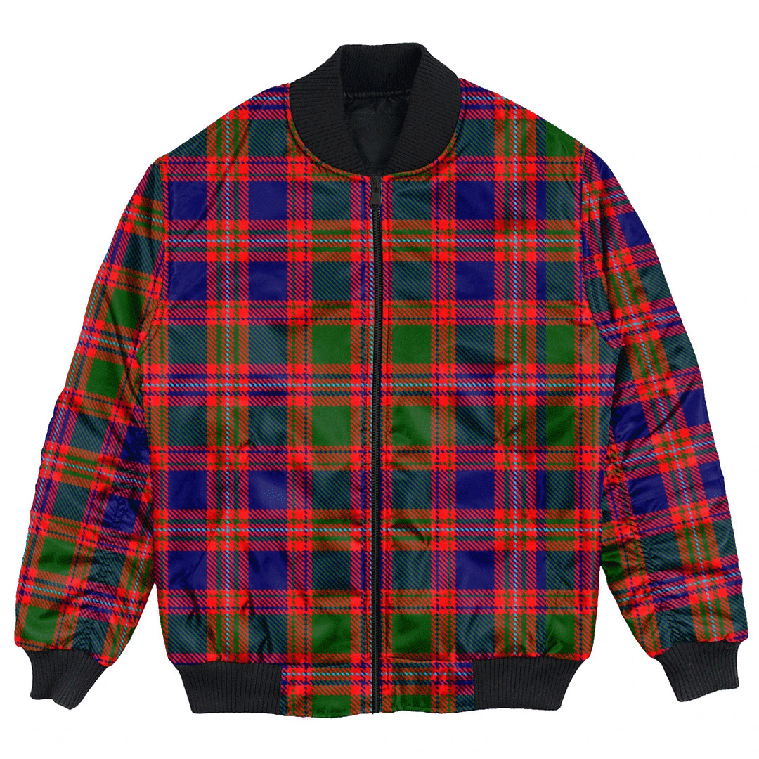 Clan MacIntyre Modern Tartan Bomber Jacket XV83 MacIntyre Modern Tartan Tartan Bomber Jacket   