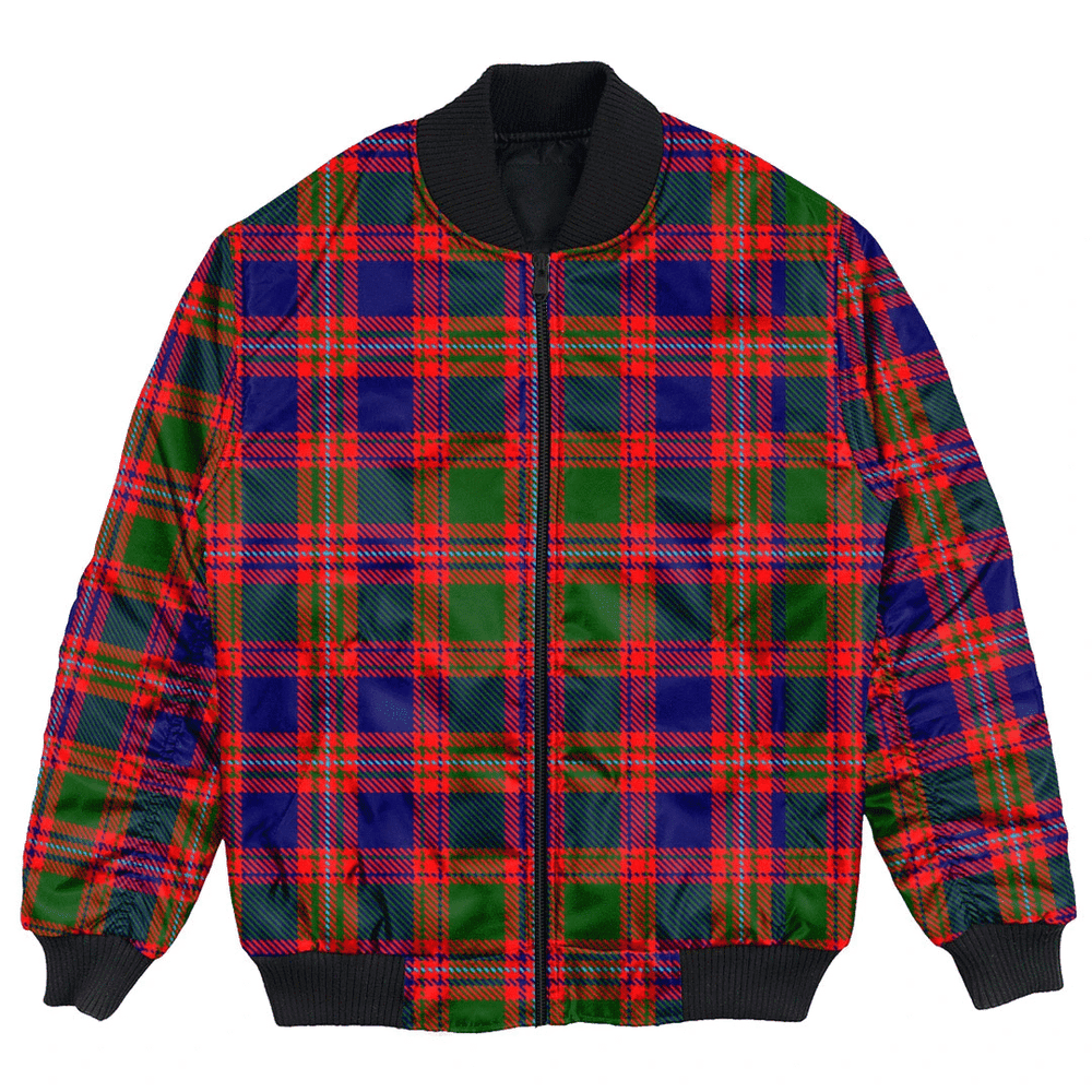 Clan MacIntyre Modern Tartan Bomber Jacket XV83 MacIntyre Modern Tartan Tartan Bomber Jacket   