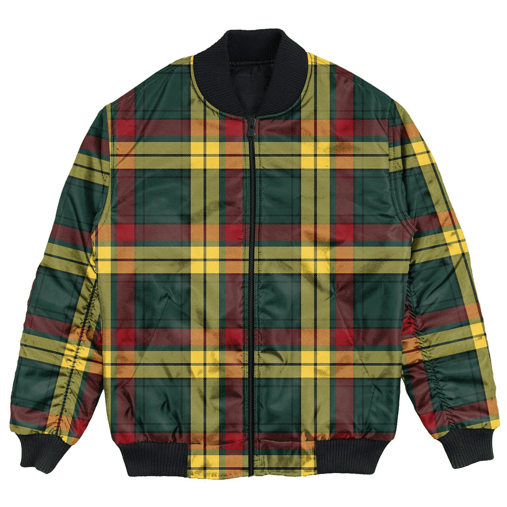 Clan MacMillan Old Modern Tartan Bomber Jacket VS71 MacMillan Old Modern Tartan Tartan Bomber Jacket   