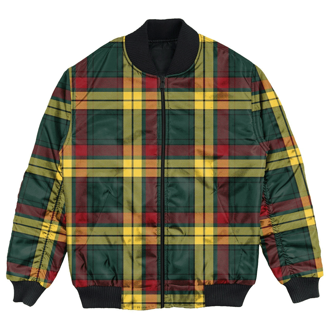 Clan MacMillan Old Modern Tartan Bomber Jacket VS71 MacMillan Old Modern Tartan Tartan Bomber Jacket   