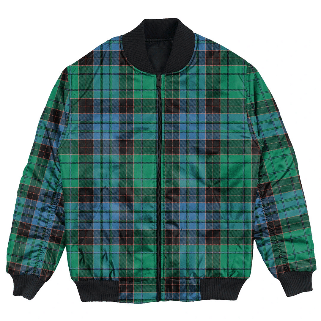 Clan Stewart Old Ancient Tartan Clan Bomber Jacket QJ26 Stewart Old Ancient Tartan Tartan Bomber Jacket   
