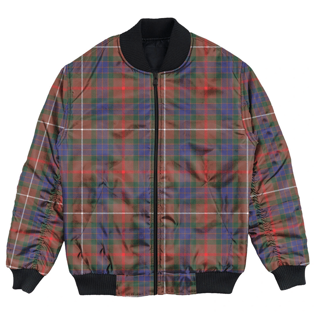 Clan Fraser Hunting Modern Tartan Clan Bomber Jacket SD95 Fraser Hunting Modern Tartan Tartan Bomber Jacket   