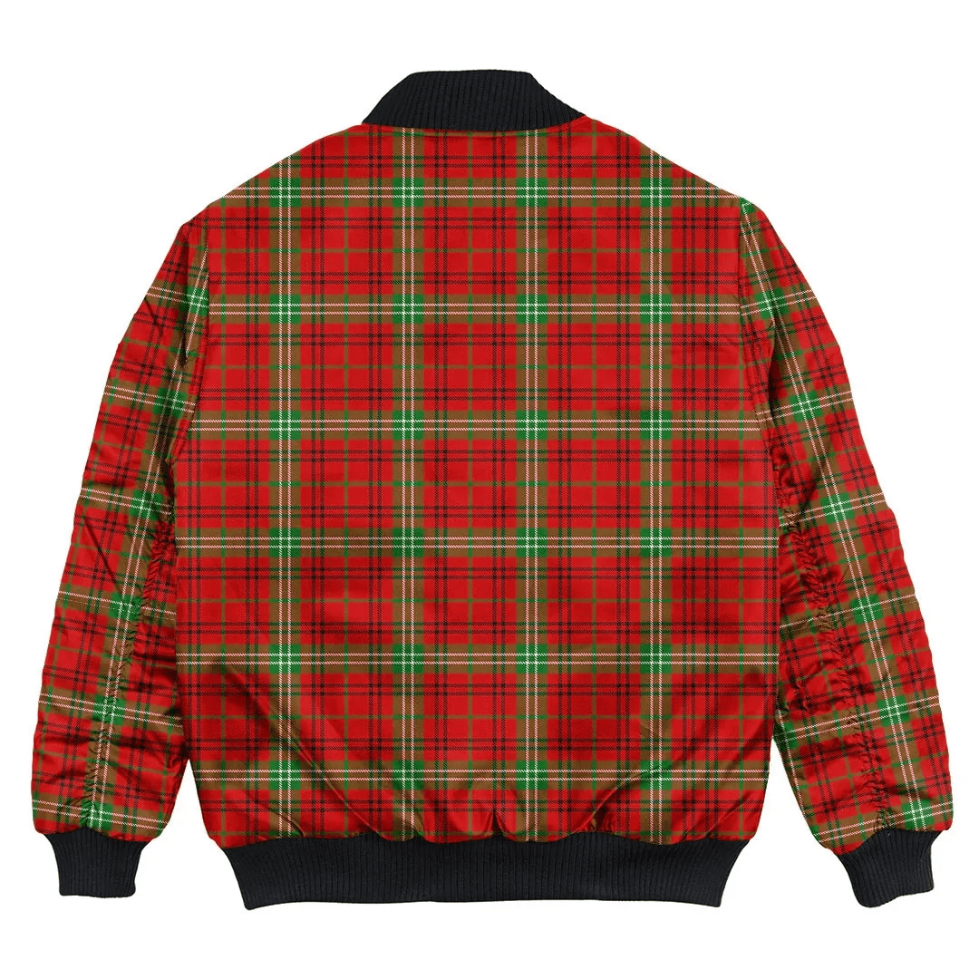 Clan Morrison Red Modern Tartan Bomber Jacket JS37 Morrison Red Modern Tartan Tartan Bomber Jacket   
