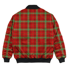 Clan Morrison Red Modern Tartan Bomber Jacket JS37 Morrison Red Modern Tartan Tartan Bomber Jacket   