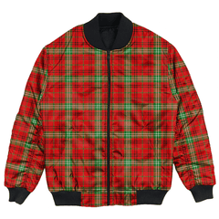 Clan Morrison Red Modern Tartan Bomber Jacket JS37 Morrison Red Modern Tartan Tartan Bomber Jacket   
