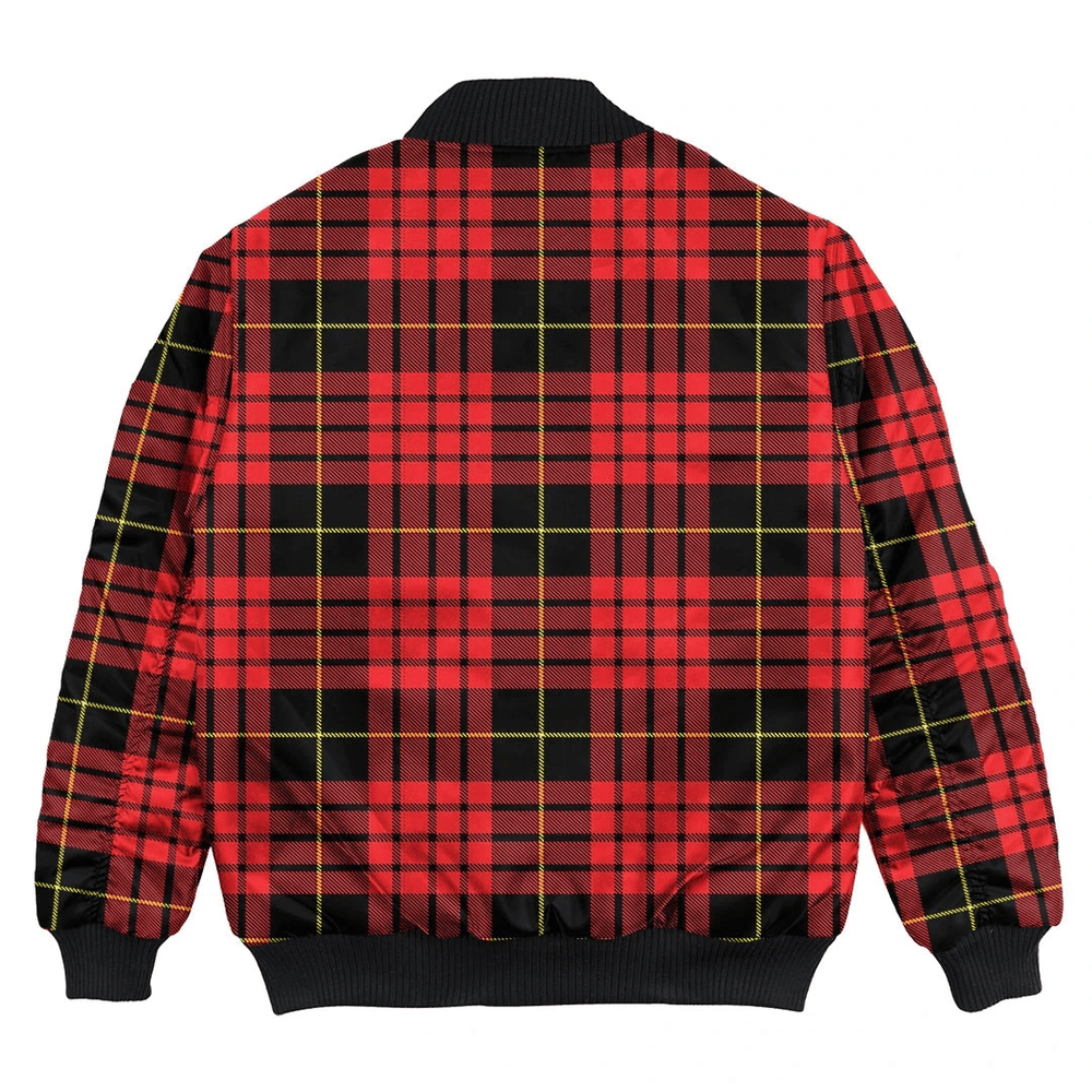 Clan MacQueen Modern Tartan Bomber Jacket FV15 MacQueen Modern Tartan Tartan Bomber Jacket   