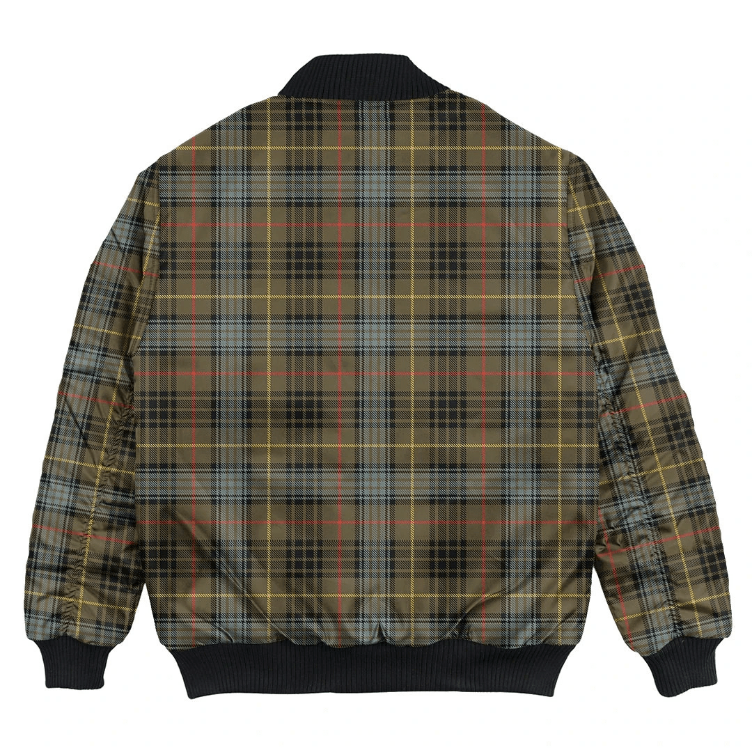 Clan Stewart Hunting Weathered Tartan Clan Bomber Jacket CX82 Stewart Hunting Weathered Tartan Tartan Bomber Jacket   