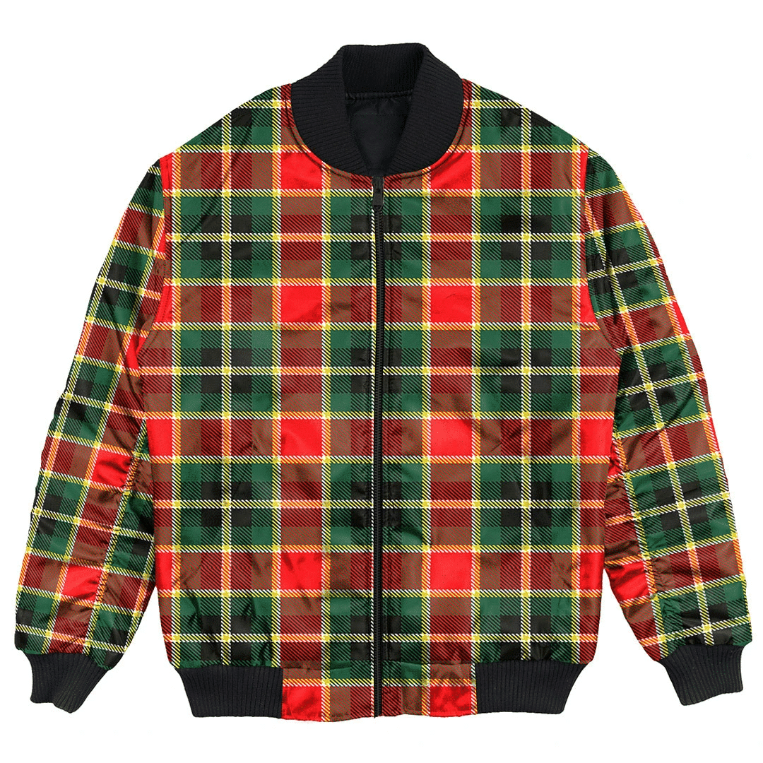 Clan MacLachlan Hunting Modern Tartan Clan Bomber Jacket FR50 MacLachlan Hunting Modern Tartan Tartan Bomber Jacket   