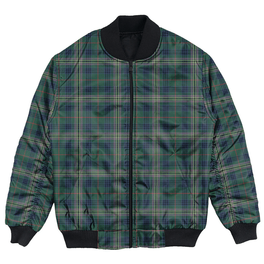 Clan Kennedy Modern Tartan Clan Bomber Jacket UU85 Kennedy Modern Tartan Tartan Bomber Jacket   