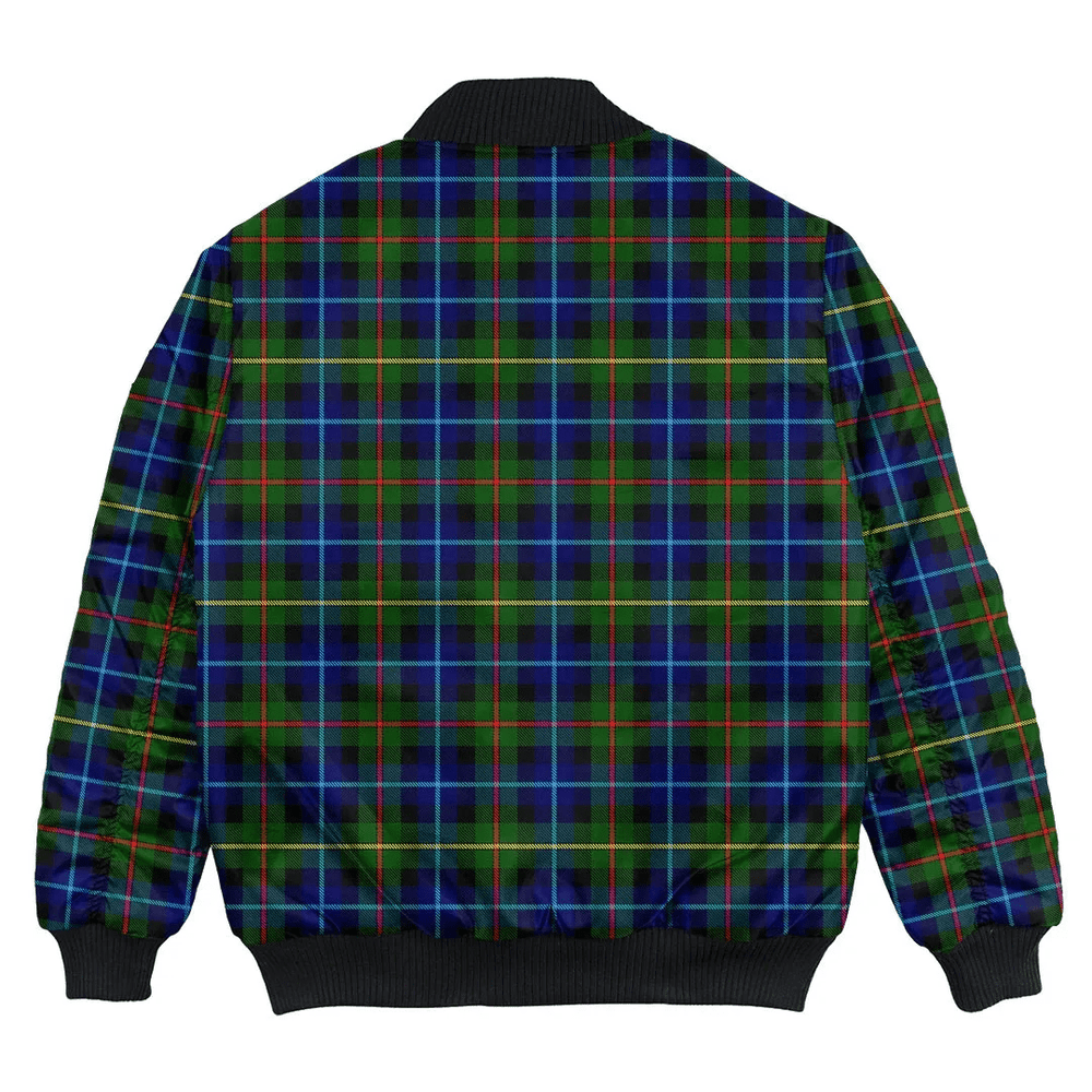 Clan Smith Modern Tartan Bomber Jacket KY55 Smith Modern Tartan Tartan Bomber Jacket   