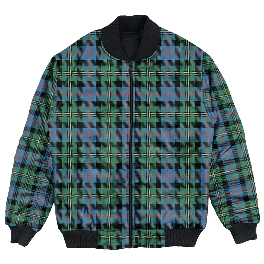 Clan Malcolm Ancient Tartan Clan Bomber Jacket JQ77 Malcolm Ancient Tartan Tartan Bomber Jacket   