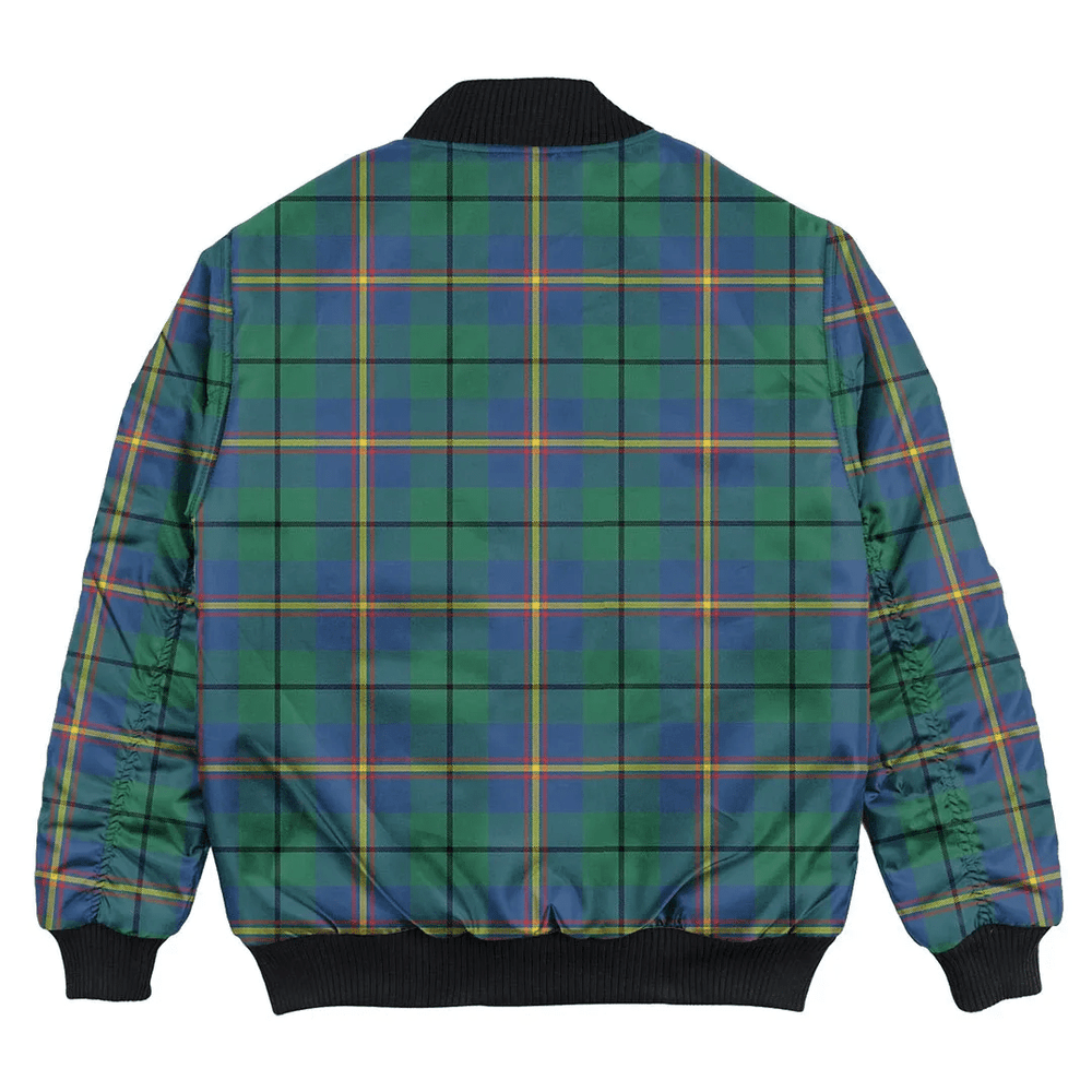 Clan Carmichael Ancient Tartan Clan Bomber Jacket TW20 Carmichael Ancient Tartan Tartan Bomber Jacket   