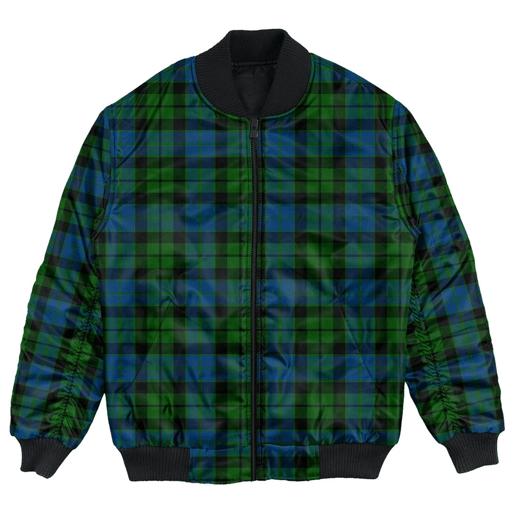 Clan MacKay Modern Tartan Clan Bomber Jacket KI17 MacKay Modern Tartan Tartan Bomber Jacket   