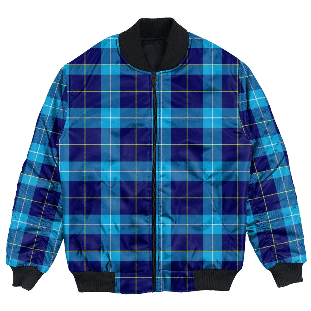 Clan MacSporran Ancient Tartan Clan Bomber Jacket IN86 MacSporran Ancient Tartan Tartan Bomber Jacket   