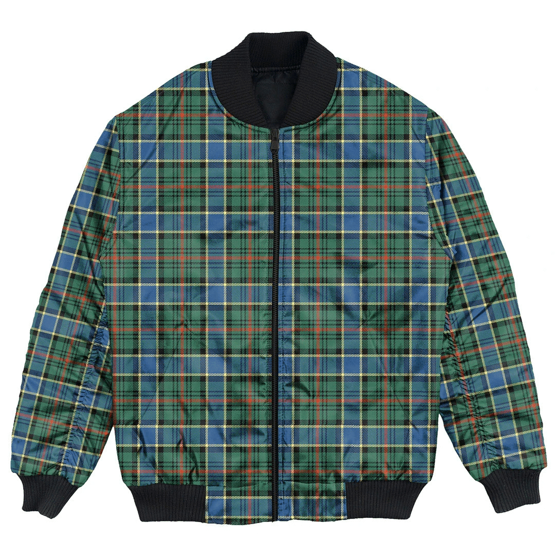 Clan Ogilvie Hunting Modern Tartan Bomber Jacket UZ28 Ogilvie Hunting Modern Tartan Tartan Bomber Jacket   