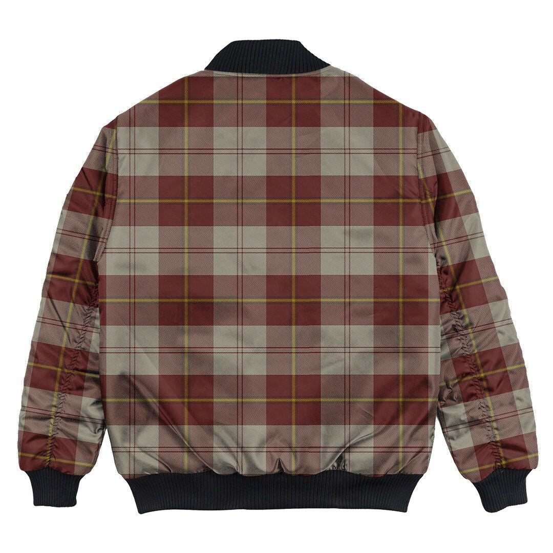Clan Cunningham Burgundy Dancers Tartan Clan Bomber Jacket UA60 Cunningham Burgundy Dancers Tartan Tartan Bomber Jacket   
