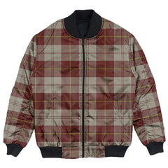 Clan Cunningham Burgundy Dancers Tartan Clan Bomber Jacket UA60 Cunningham Burgundy Dancers Tartan Tartan Bomber Jacket   