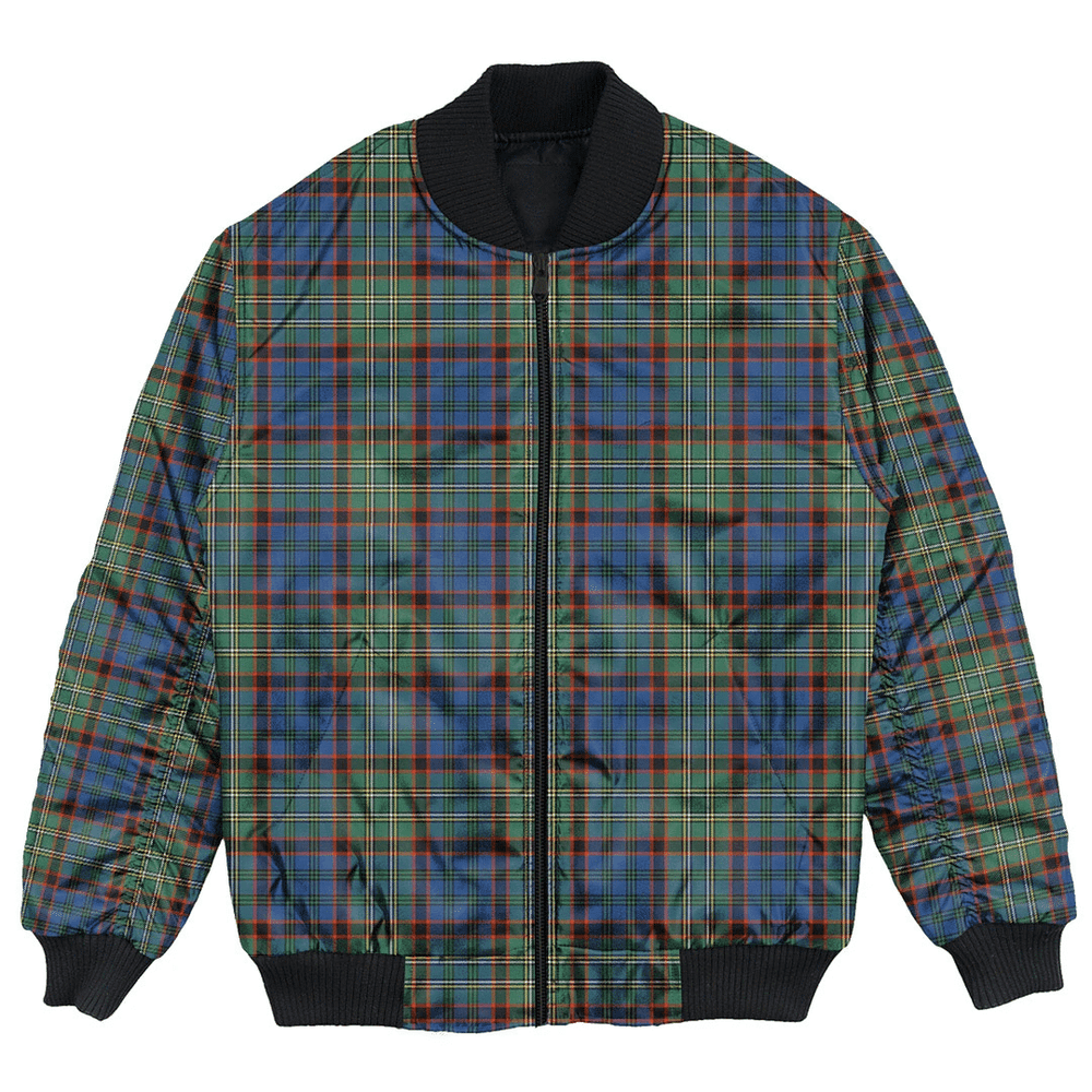 Clan Nicolson Hunting Ancient Tartan Bomber Jacket LB45 Nicolson Hunting Ancient Tartan Tartan Bomber Jacket   