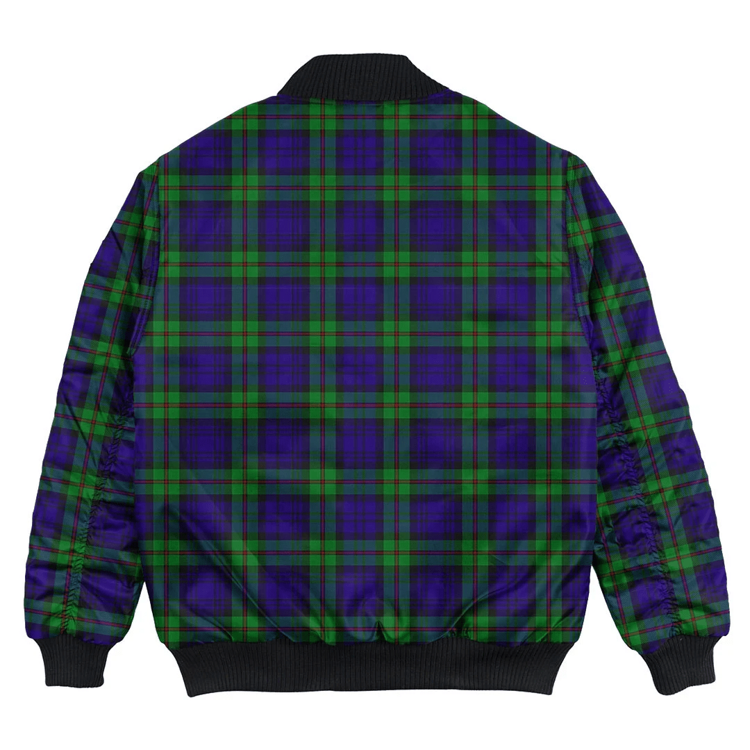 Clan MacKinlay Modern Tartan Clan Bomber Jacket FK63 MacKinlay Modern Tartan Tartan Bomber Jacket   
