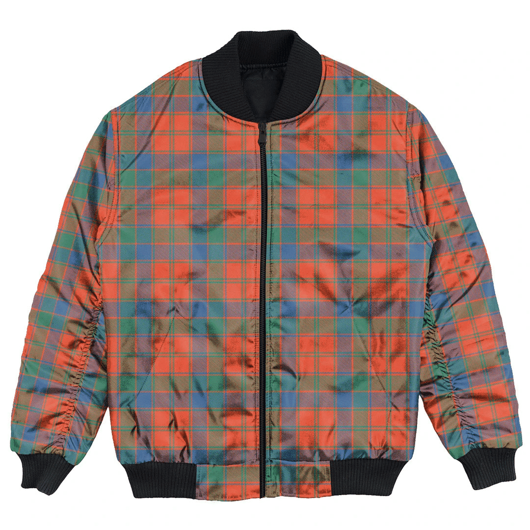 Clan Robertson Ancient Tartan Clan Bomber Jacket MZ14 Robertson Ancient Tartan Tartan Bomber Jacket   