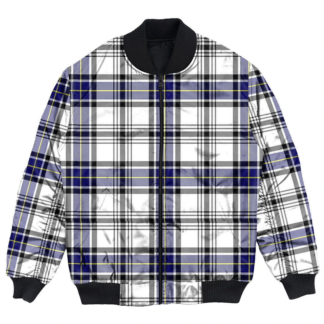 Clan Hannay Modern Tartan Bomber Jacket QW73 Hannay Modern Tartan Tartan Bomber Jacket   