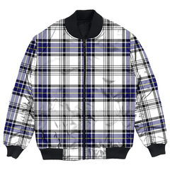 Clan Hannay Modern Tartan Bomber Jacket QW73 Hannay Modern Tartan Tartan Bomber Jacket   