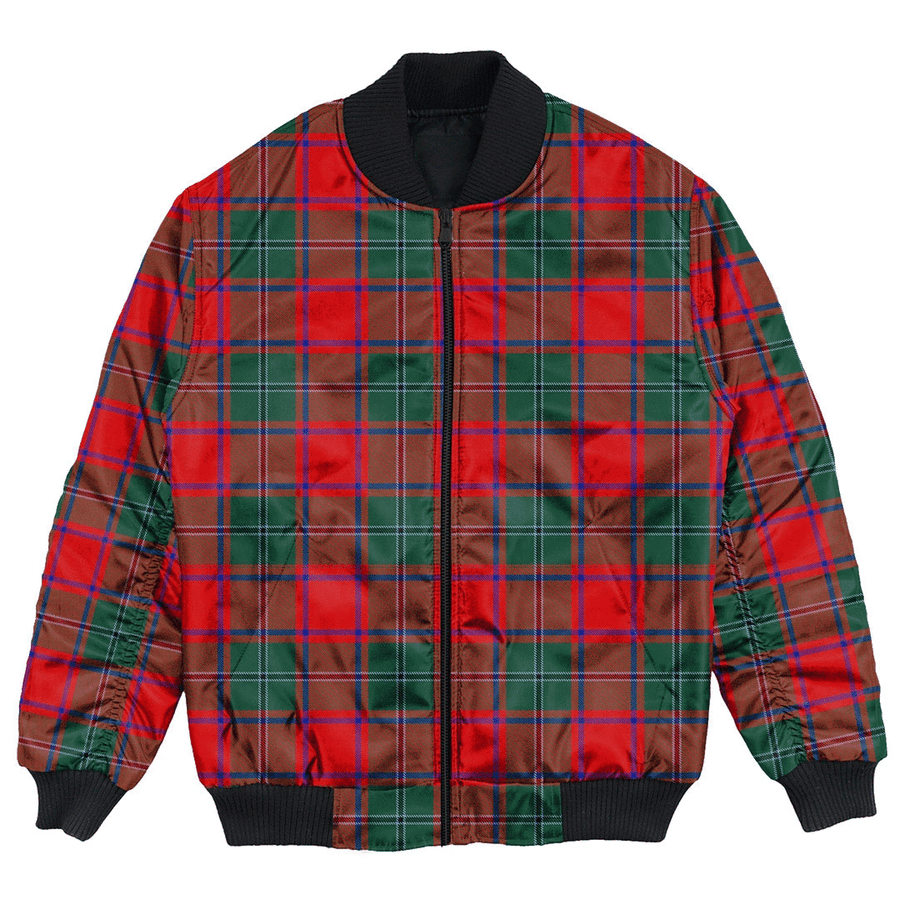 Clan MacPhail Clan Tartan Clan Bomber Jacket QZ40 MacPhail Clan Tartan Tartan Bomber Jacket   