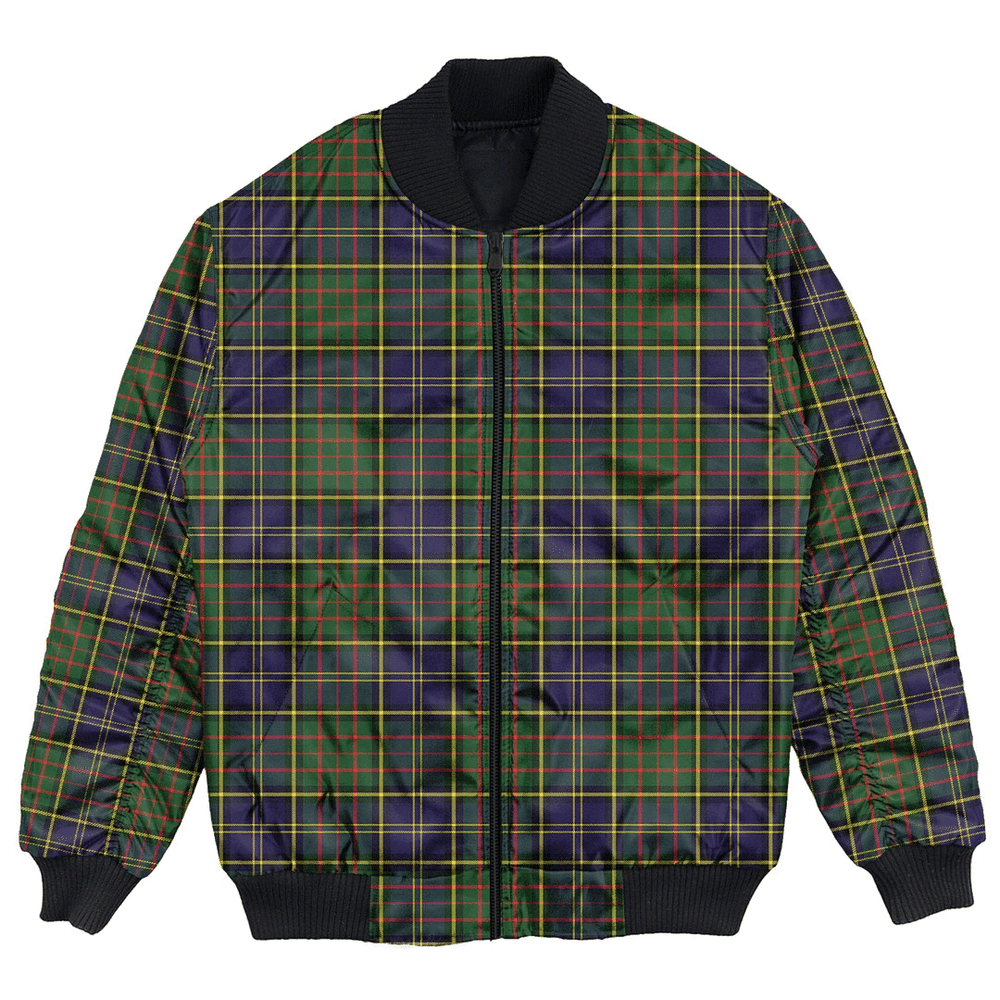 Clan MacMillan Hunting Modern Tartan Clan Bomber Jacket RJ71 MacMillan Hunting Modern Tartan Tartan Bomber Jacket   