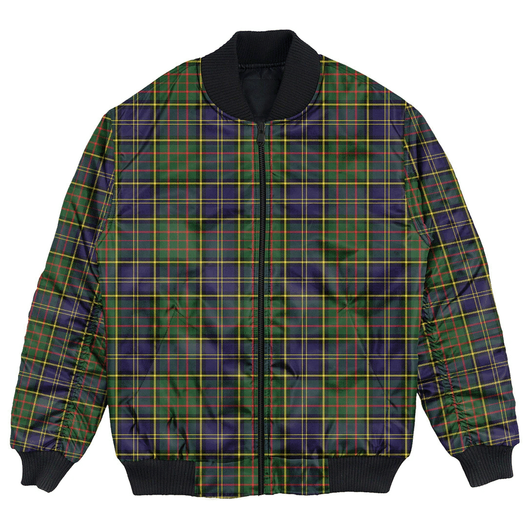 Clan MacMillan Hunting Modern Tartan Clan Bomber Jacket RJ71 MacMillan Hunting Modern Tartan Tartan Bomber Jacket   
