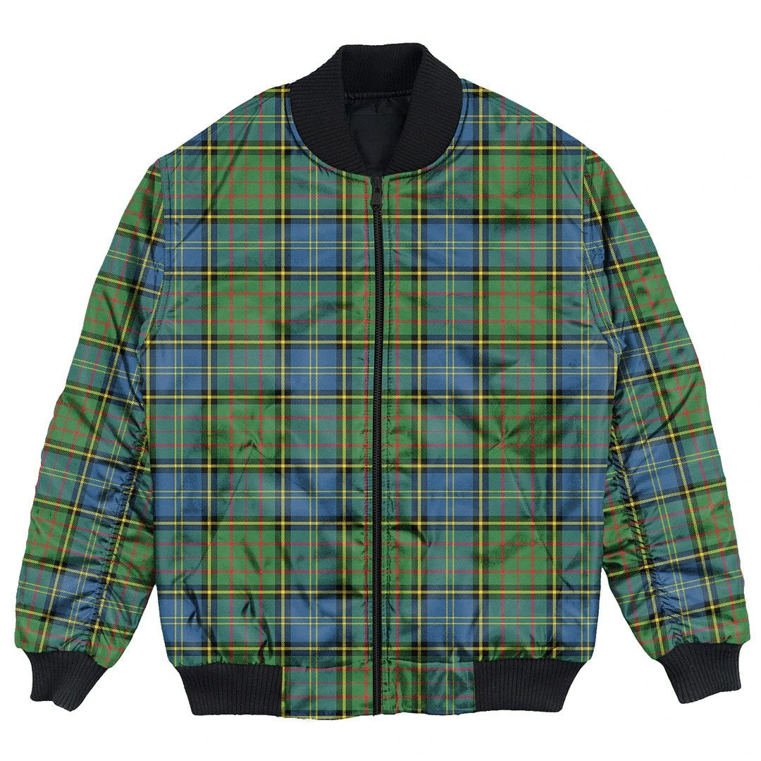 Clan MacMillan Hunting Ancient Tartan Clan Bomber Jacket HG47 MacMillan Hunting Ancient Tartan Tartan Bomber Jacket   