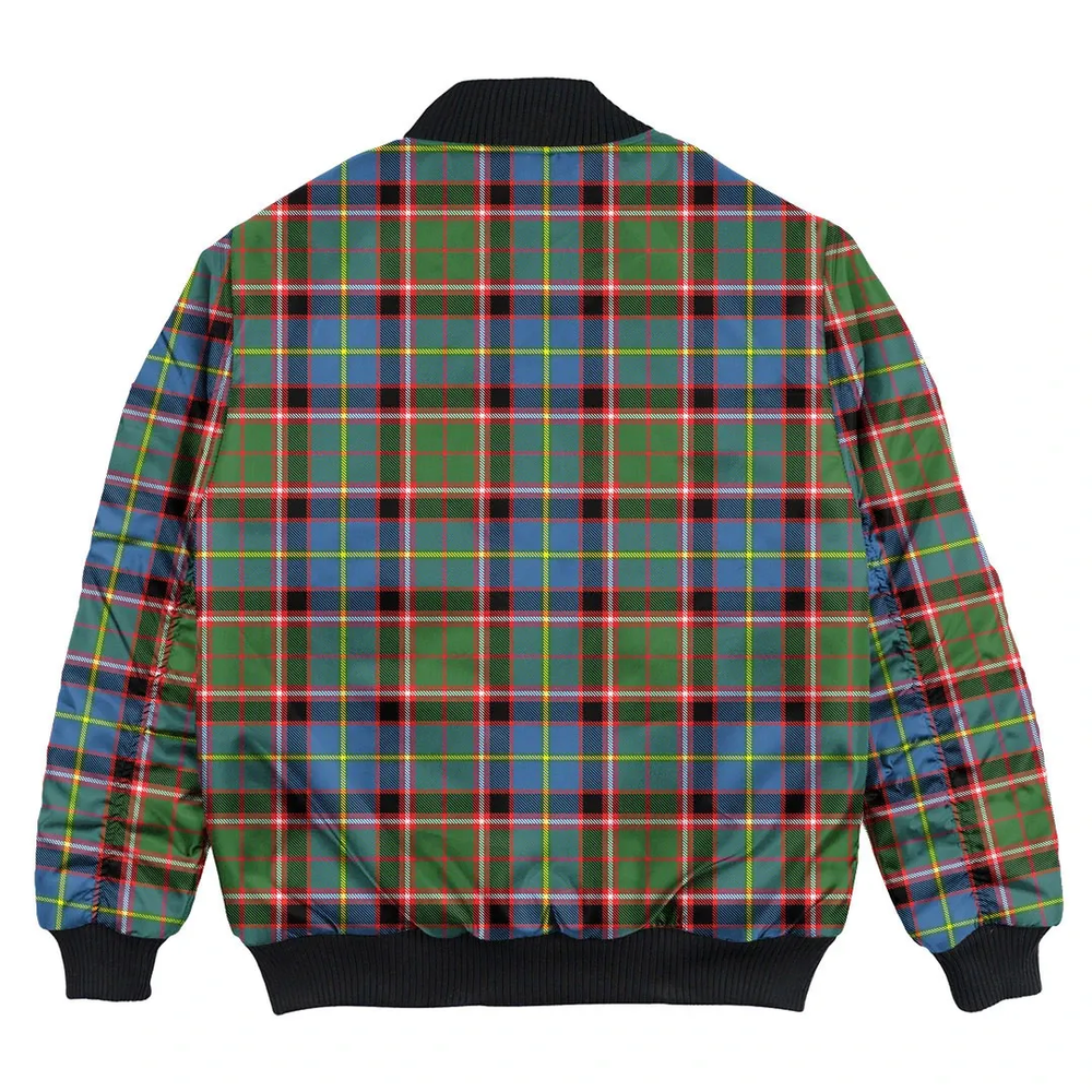 Clan Stirling & Bannockburn District Tartan Clan Bomber Jacket RH14 Stirling & Bannockburn District Tartan Tartan Bomber Jacket   