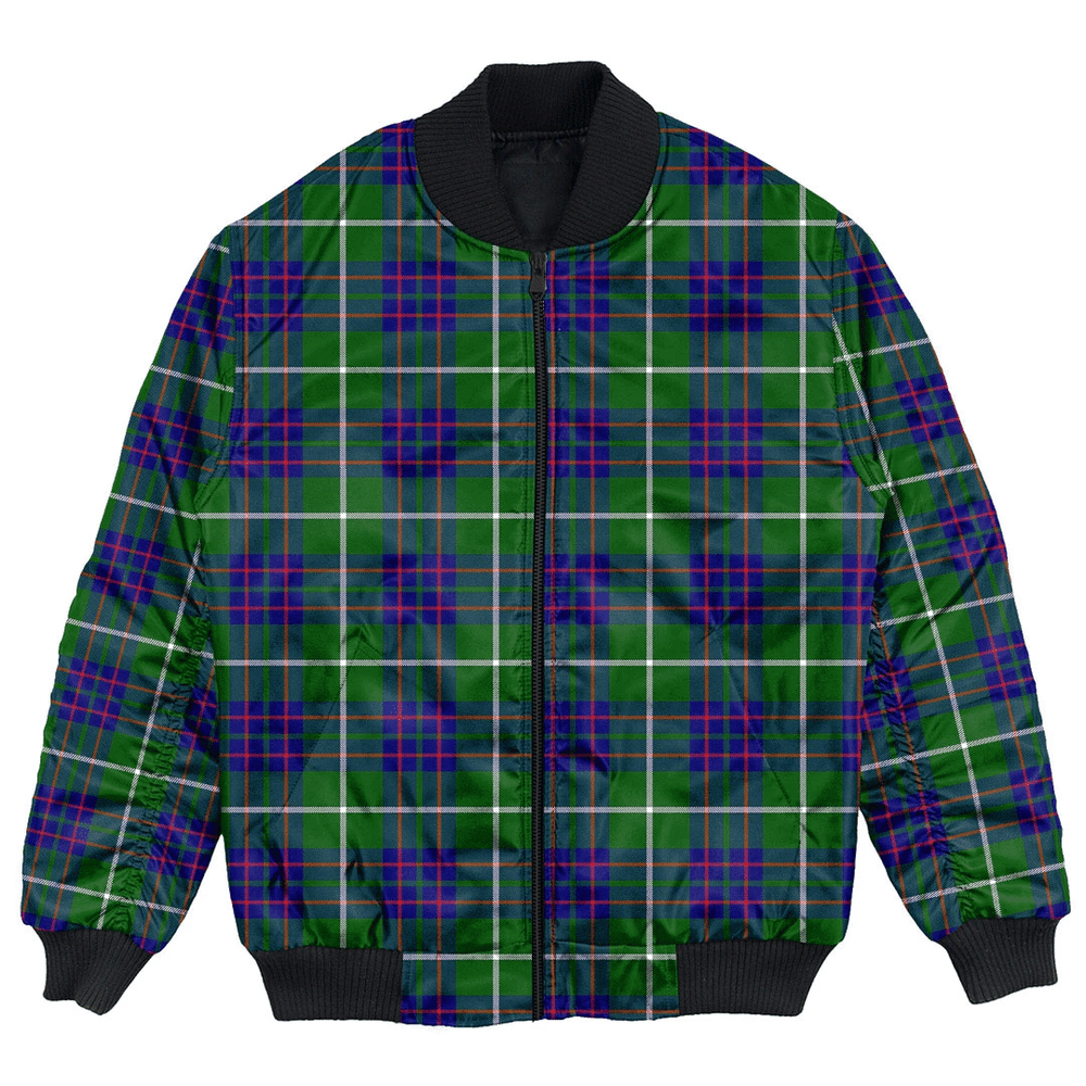 Clan MacIntyre Hunting Modern Tartan Clan Bomber Jacket PI69 MacIntyre Hunting Modern Tartan Tartan Bomber Jacket   