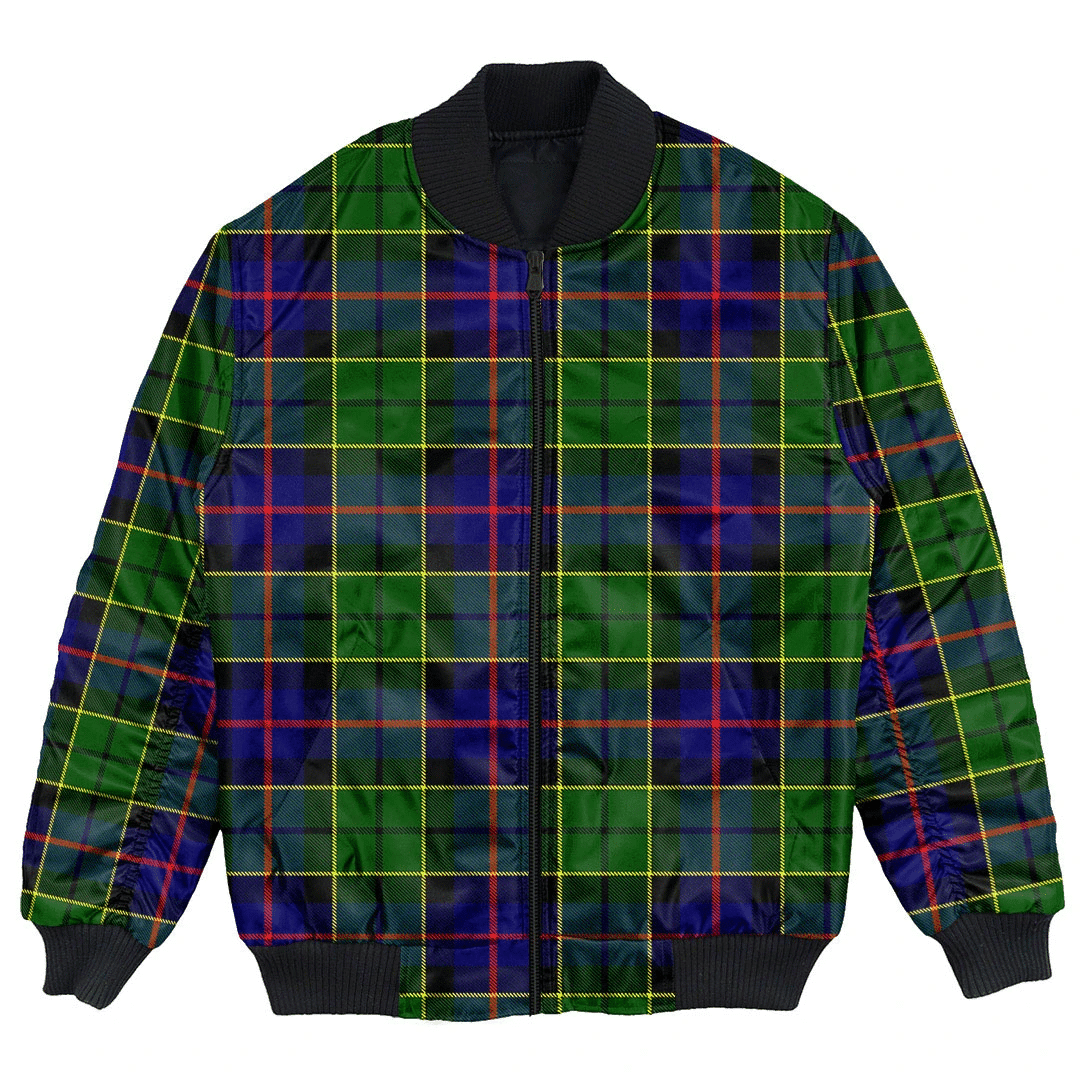 Clan Forsyth Modern Tartan Clan Bomber Jacket OA72 Forsyth Modern Tartan Tartan Bomber Jacket   